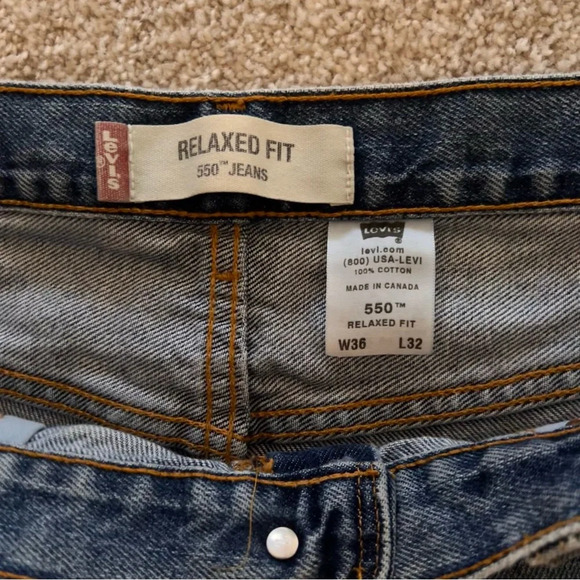 Levi’s Relaxed Fit 550 Jeans 100% Cotton - Picture 4 of 8